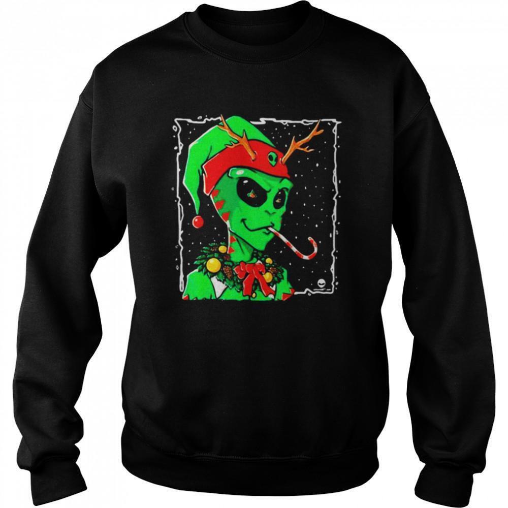 Elf Xaliens Christmas Holiday Sweatshirt